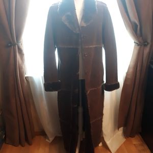 Genuine Leather Full Length Coat